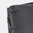 Reclining Outdoor Armchair in Fabric and Aluminium, 2 Pieces - Nathy Viadurini