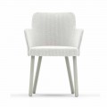 Design outdoor armchair in aluminium and fabric Emma by Varaschin