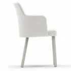 Design Varaschin Emma outdoor armchair in aluminium and fabric Viadurini