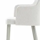 Design Varaschin Emma outdoor armchair in aluminium and fabric Viadurini