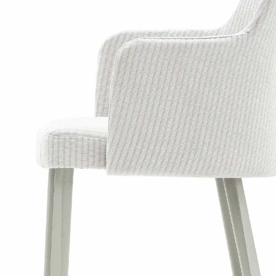 Design Varaschin Emma outdoor armchair in aluminium and fabric Viadurini