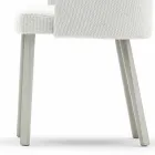 Design Varaschin Emma outdoor armchair in aluminium and fabric Viadurini