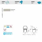 Design Varaschin Emma outdoor armchair in aluminium and fabric Viadurini