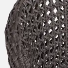 Garden Armchair with Teak Legs and Fabric Seat, Homemotion - Chantall Viadurini