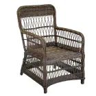 Garden Chair with Aluminium Frame Covered with Polyrattan - Puntina Viadurini