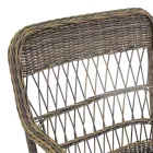 Garden Chair with Aluminium Frame Covered with Polyrattan - Puntina Viadurini