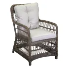 Garden Chair with Aluminium Frame Covered with Polyrattan - Puntina Viadurini