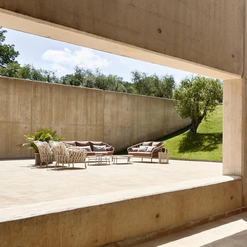 Aluminium Garden Armchair Made in Italy - Emmacross by Varaschin Viadurini