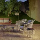 Aluminium Garden Armchair Made in Italy - Emmacross by Varaschin Viadurini