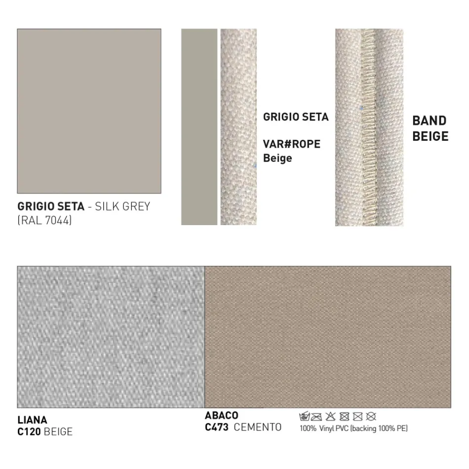 Aluminium Garden Armchair Made in Italy - Emmacross by Varaschin Viadurini