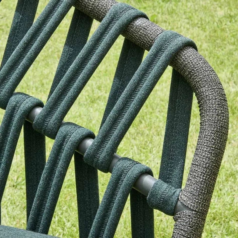 Aluminium Garden Armchair Made in Italy - Emmacross by Varaschin Viadurini