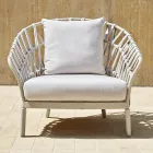 Aluminium Garden Armchair Made in Italy - Emmacross by Varaschin Viadurini
