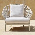 Aluminium Garden Armchair Made in Italy - Emmacross by Varaschin