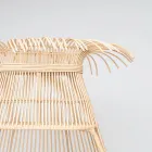 Garden Armchair in Polyrattan Weave with Off-White Cushion - Anteia Viadurini