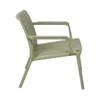 Polypropylene Garden Chair with Added Fiberglass - Mavren Viadurini