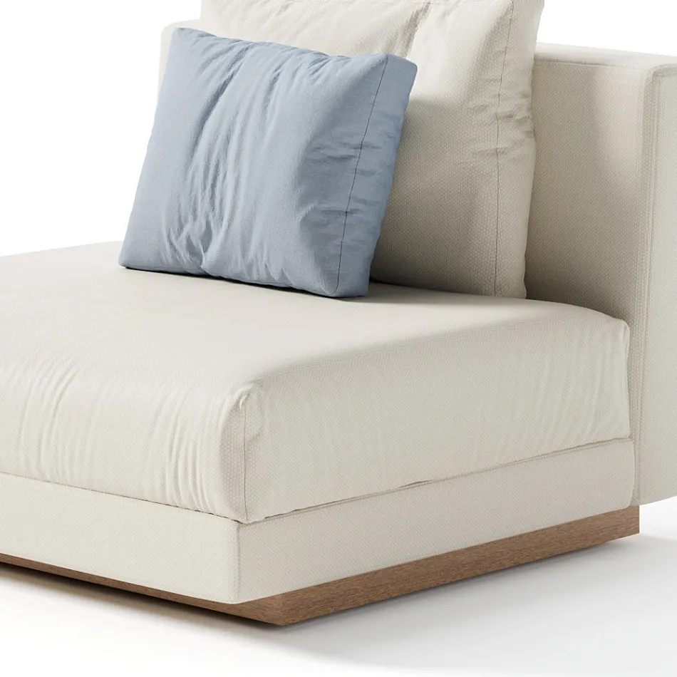 Fabric Garden Armchair Made in Italy - Rubik Viadurini