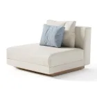 Fabric Garden Armchair Made in Italy - Rubik Viadurini