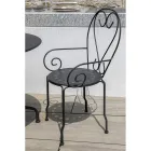 Garden Chair Made Entirely of Metal - Archive Viadurini