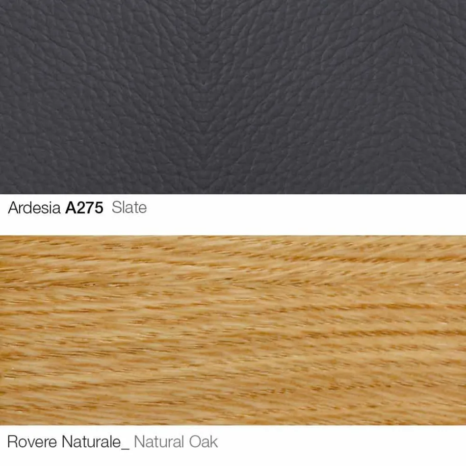 Lounge Armchair with Footrest in Leather and Wood Made in Italy - Butterfly Viadurini