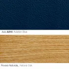 Lounge Armchair with Footrest in Leather and Wood Made in Italy - Butterfly Viadurini