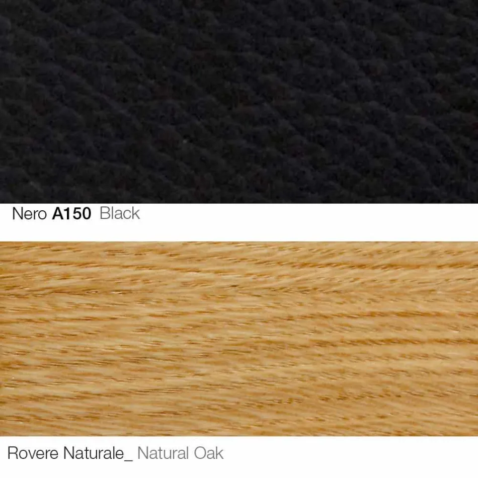 Lounge Armchair with Footrest in Leather and Wood Made in Italy - Butterfly Viadurini