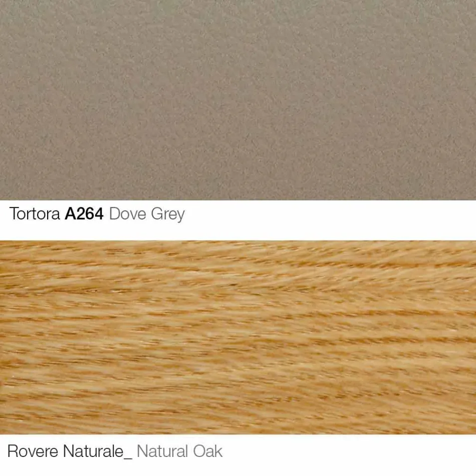 Lounge Armchair with Footrest in Leather and Wood Made in Italy - Butterfly Viadurini