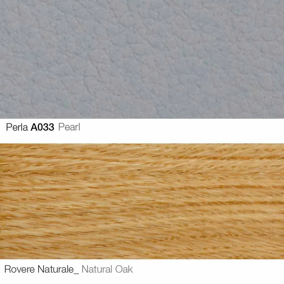 Lounge Armchair with Footrest in Leather and Wood Made in Italy - Butterfly Viadurini