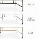 Fabric Lounge Armchair with Metal Structure Made in Italy - Manila Viadurini