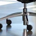 Ergonomic Swivel Office Chair with Wheels and Headrest - Gimiglia Viadurini