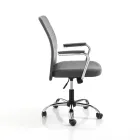 Leather Office Armchair and Adjustable Petrol Lift - Radon Viadurini