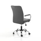 Leather Office Armchair and Adjustable Petrol Lift - Radon Viadurini
