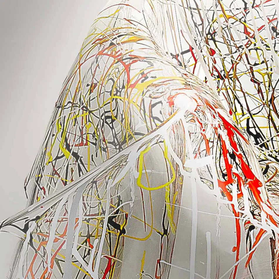 Contemporary design armchair in multicolor plexiglass Paris, made in Italy Viadurini