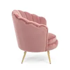 Elegant Upholstered Lounge Armchair Velvet Effect 3 Finishes - Geppy Viadurini