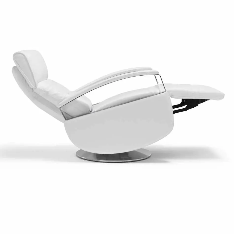 Modern design 2-motor swivel armchair made in Italy Cassia Viadurini