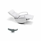 Modern design 2-motor swivel armchair made in Italy Cassia Viadurini