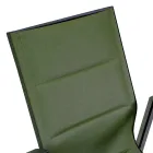 Armchair in Aluminium and Textilene with Insert in the Armrests in HPL - Righello Viadurini