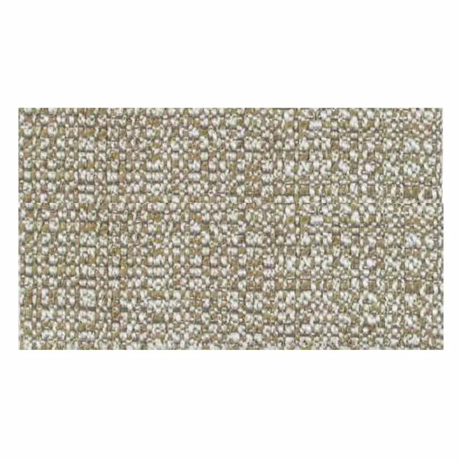 Fabric Armchair with Swivel Base in Precious Metal Made in Italy - Papaya Viadurini