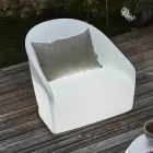 Luminous Outdoor Armchair in Polyethylene with LED Made in Italy - July Viadurini