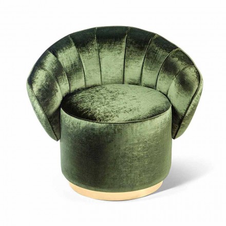 Modern design armchair upholstered in Belle fabric Viadurini