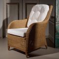 Outdoor Wicker Armchair with Cushions Included - Kitsune