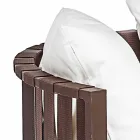 Outdoor Armchair in Aluminium and Luxury Design Ropes 3 Finishes - Julie Viadurini