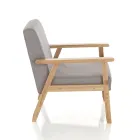 Armchair Made of Solid Pine Wood - Xenon Viadurini