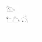 Rose design relaxing armchair with 2 motors, made in Italy Viadurini