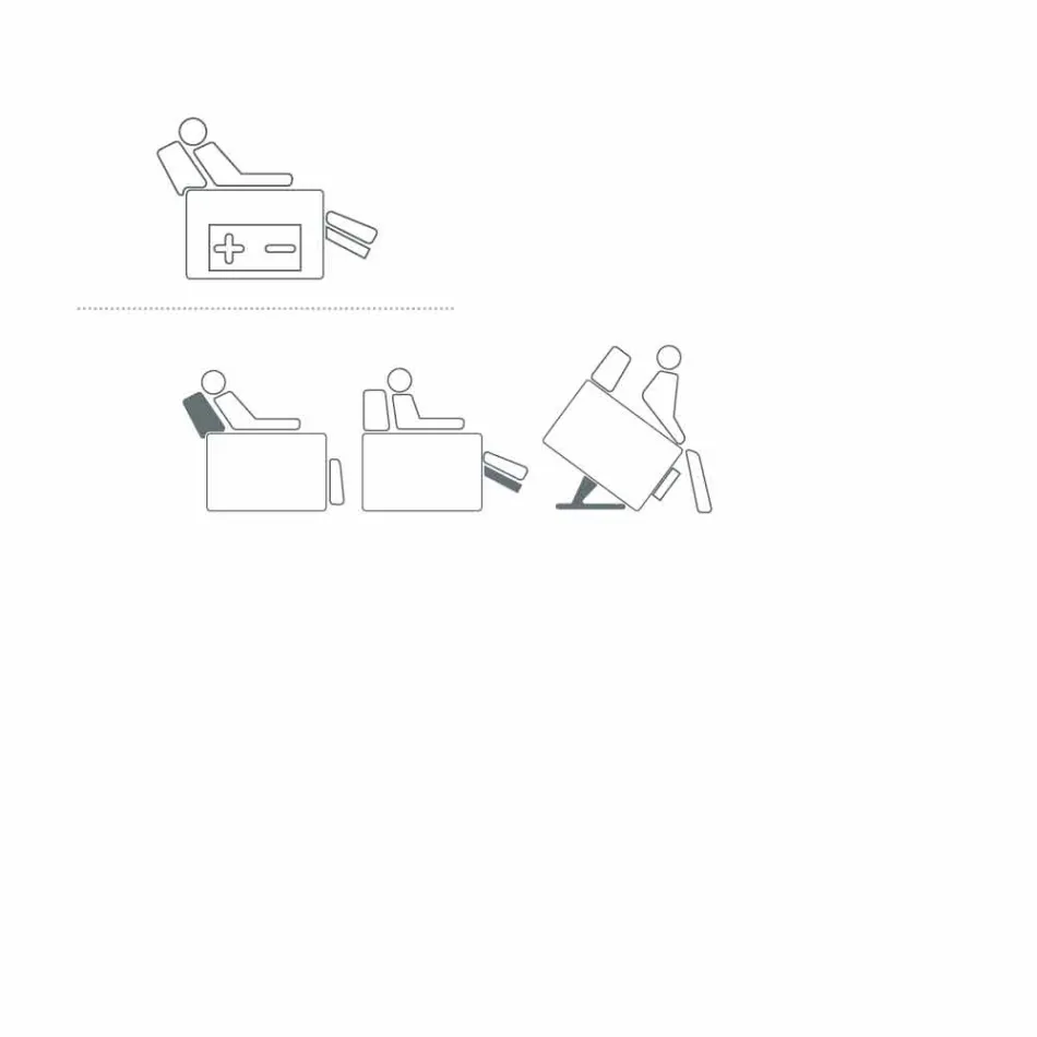 Rose design relaxing armchair with 2 motors, made in Italy Viadurini