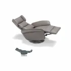 Motorized revolving relax armchair 2 motors made in Italy Bao design Viadurini