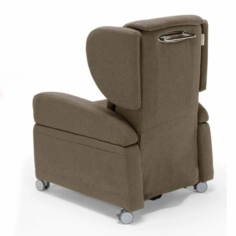 Orthopedic relax armchair 4 motors made in Italy Giglio, modern design Viadurini