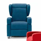 Orthopedic relax armchair 4 motors made in Italy Giglio, modern design Viadurini