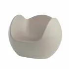 Round shaped rocking armchair Slide Blos colored design made in Italy Viadurini