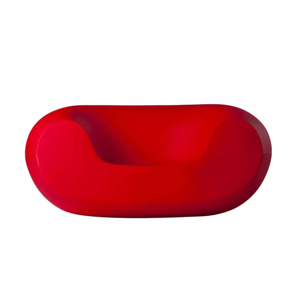 Colored round armchair Slide Chubby modern design made in Italy Viadurini