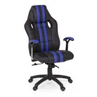 Swivel Reclining Office Armchair in Eco-leather and Nylon 2 Colours - Saronno Viadurini